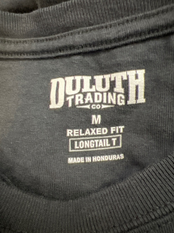 Duluth Trading Men's Black Relaxed Fit Longtail T-Shirt - M gallery