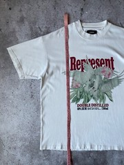 Represent DOUBLE DISTILLED FLAT WHITE T-SHIRT Size-L