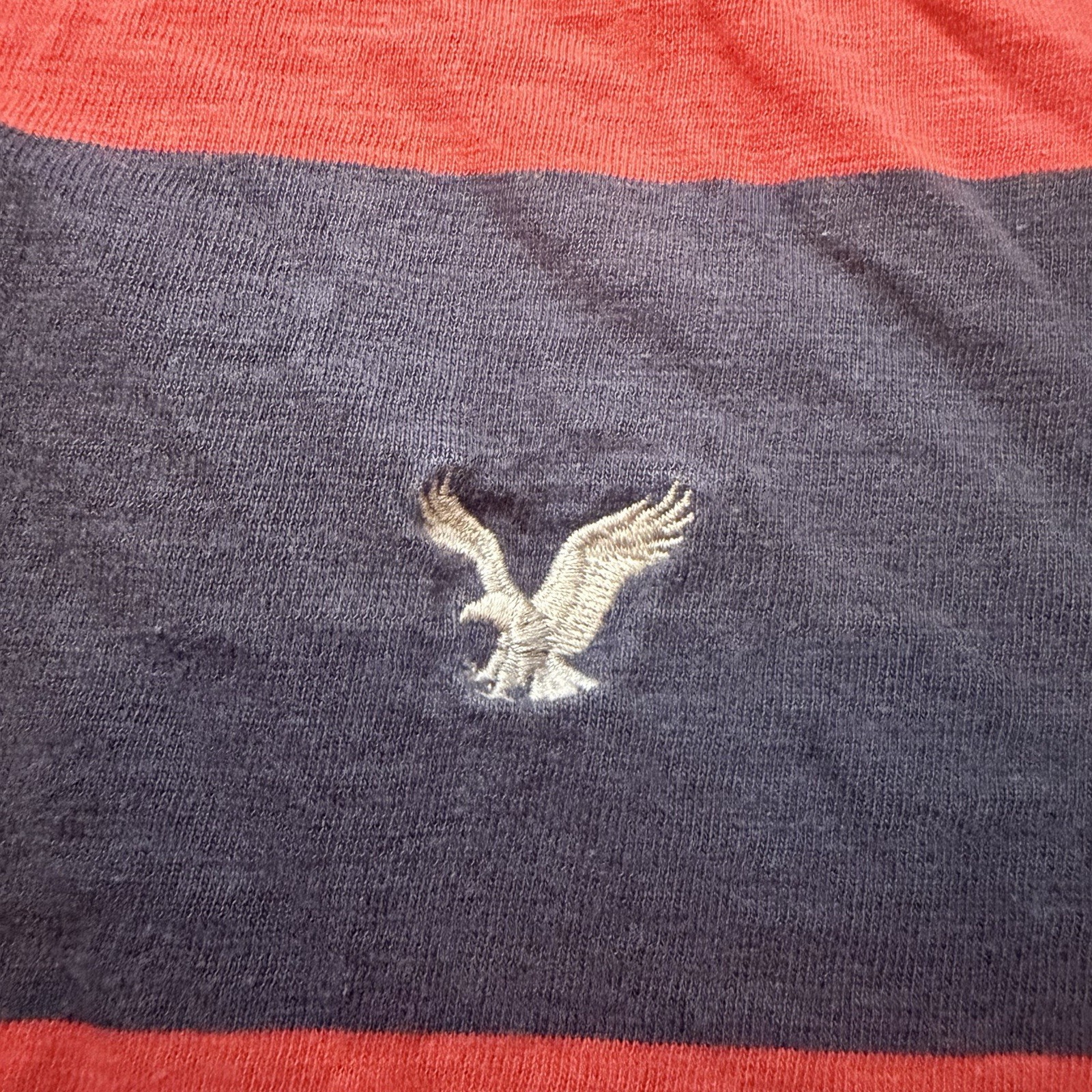 American Eagle Athletic Fit Men's Small Blue and Red Short Sleeve Shirt gallery