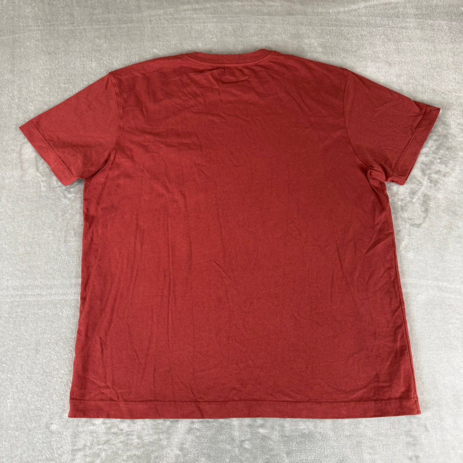 American Giant Pocket Tee T-Shirt Mens Large Spiced Apple Red Crewneck USA NWOT gallery