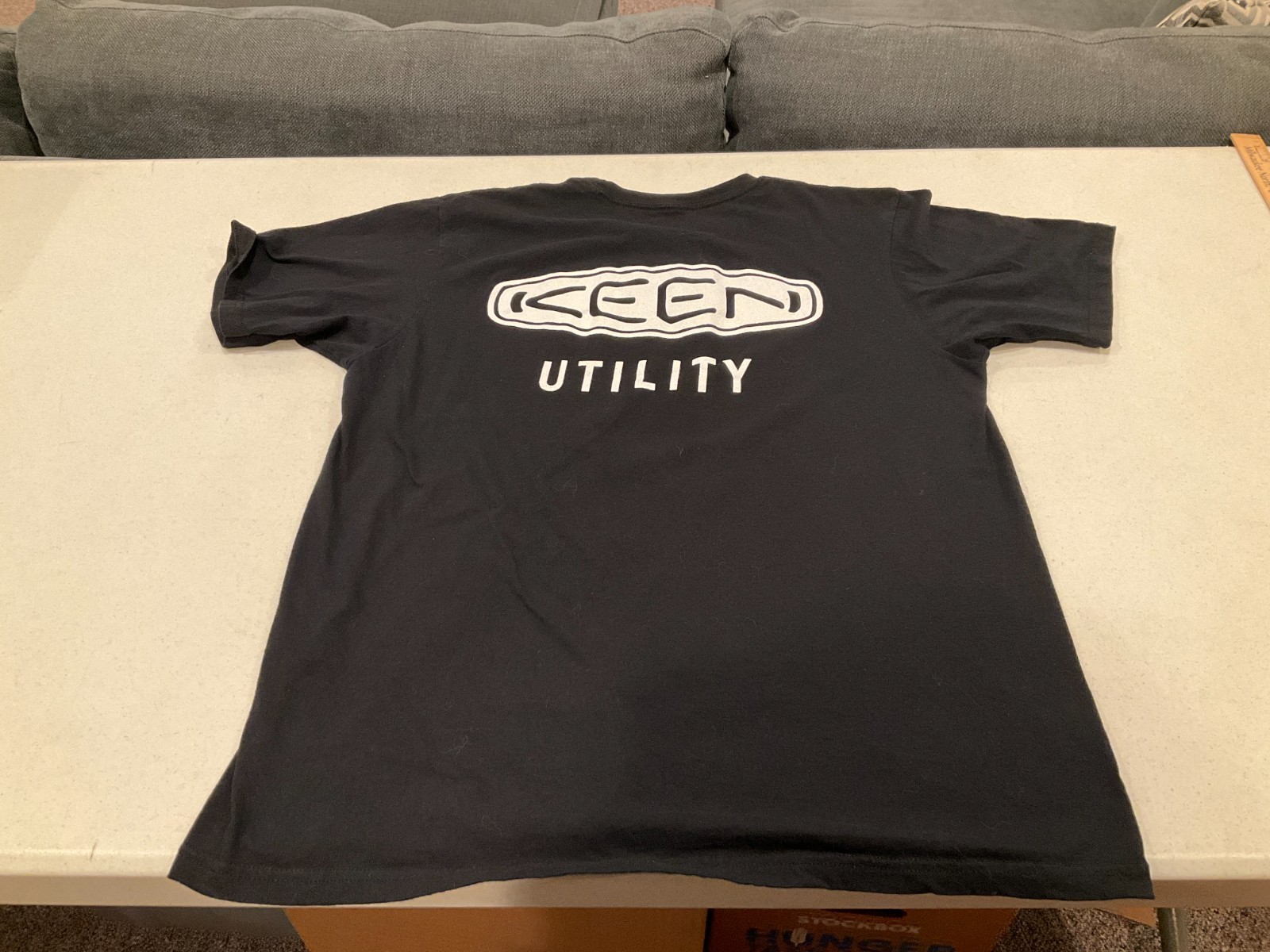 KEEN UTILITY Rogan Shoes SHIRT MEN'S Large L Black gallery
