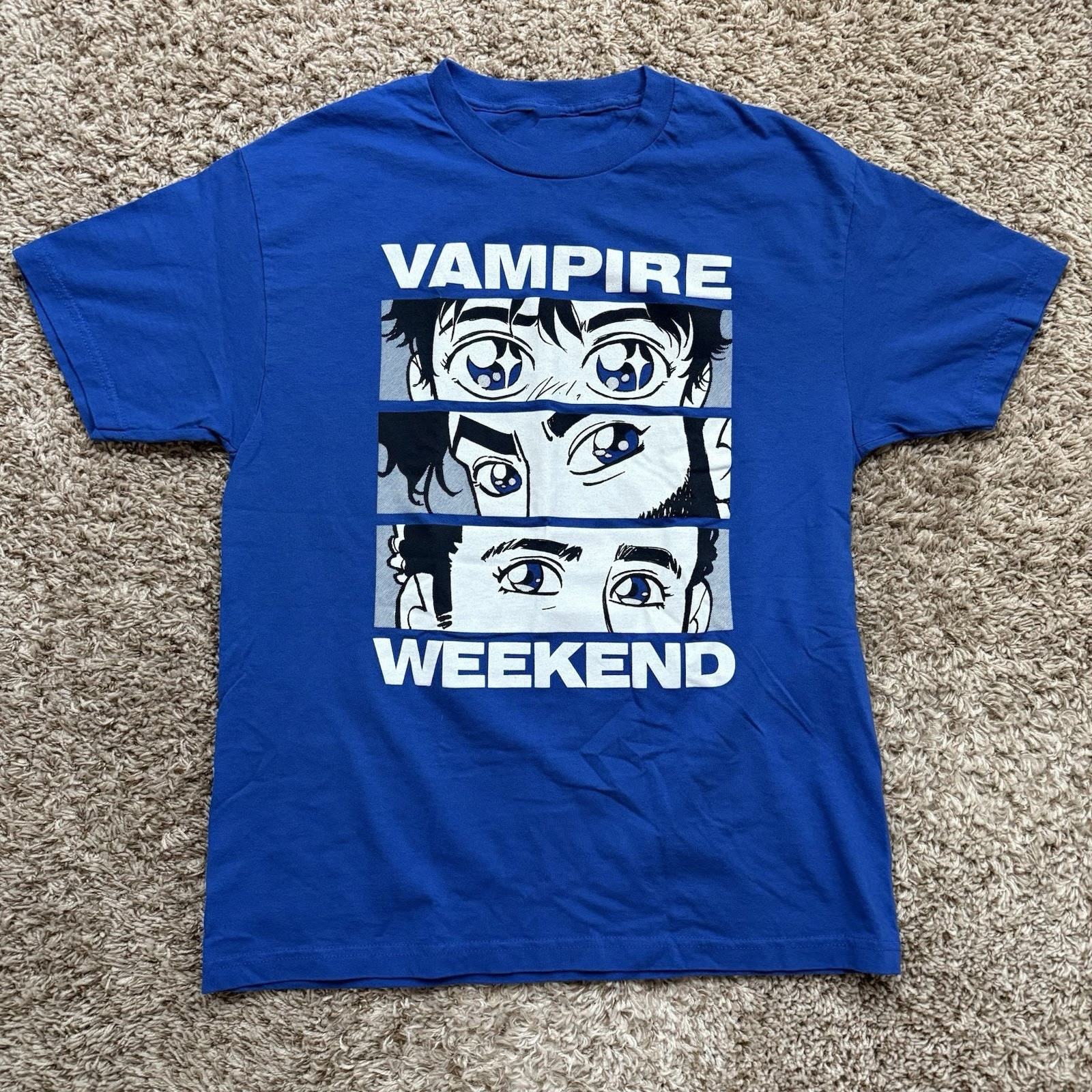 VTG Vampire Weekend Band Gift For Fans Cotton Blue T Shirt S-5XL BT526 gallery