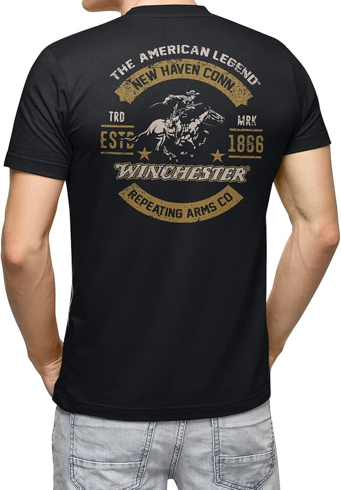 Winchester Pro – The American Rider Mens T-shirt