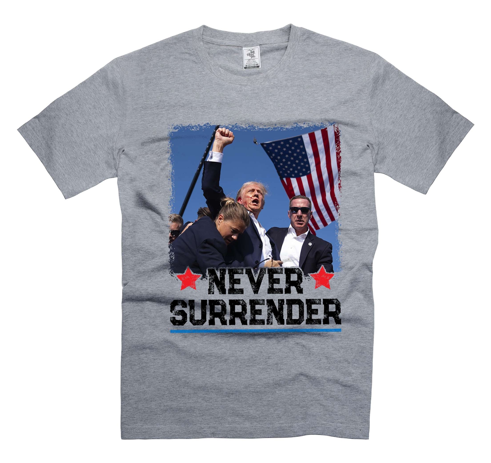 Never Surrender USA Flag Shirt Donald Trump PA Rally Shirt DJT Support Shirt gallery