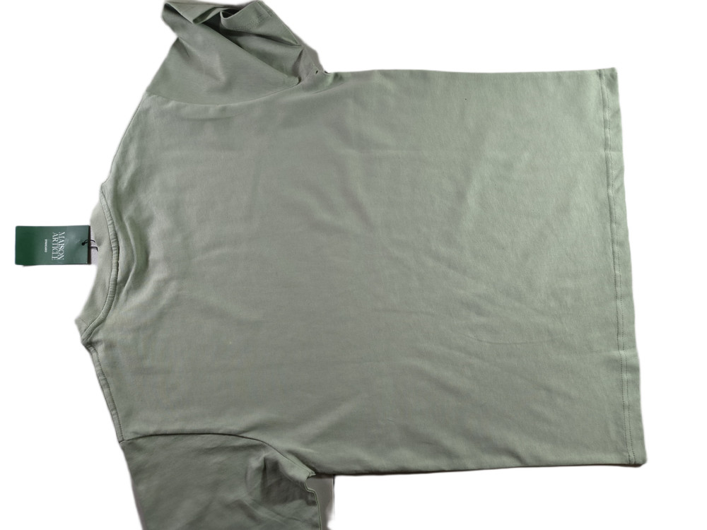 NWT Maison Article Standard Sage Green T-Shirt Size S Minimalist Tee T34/06/26/A
