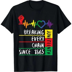 100 Cotton Juneteenth T Shirt Celebrating Freedom Since 1865 for Men Women