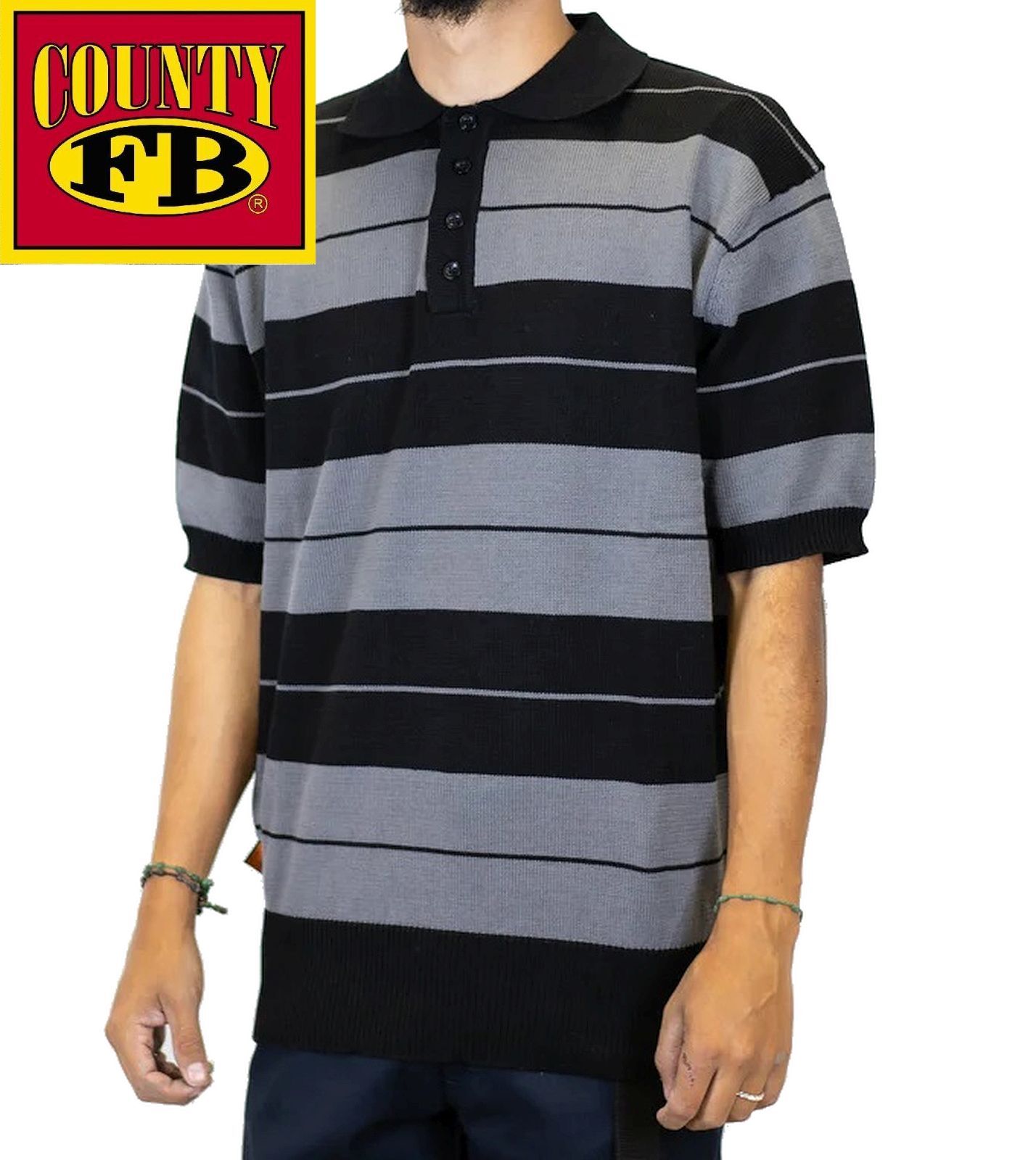 FB County Charlie Brown Short Short Sleeve Button Up Polo Shirts OG Chicano gallery