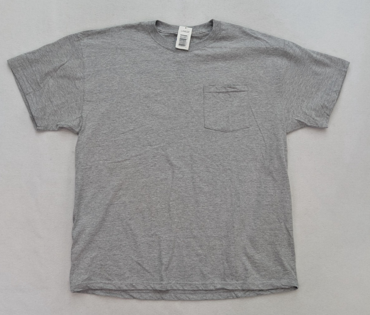 Russell Athletic Men's T-Shirt Size L Gray Short Sleeve Pocket Crew Neck NEW gallery