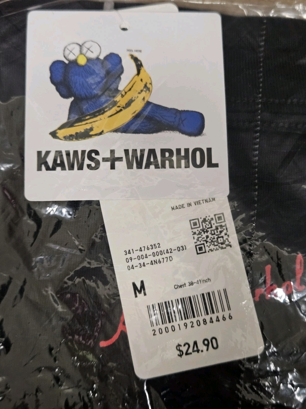 Size Medium - KAWS x Uniqlo Warhol Graphic 476352 Tee gallery