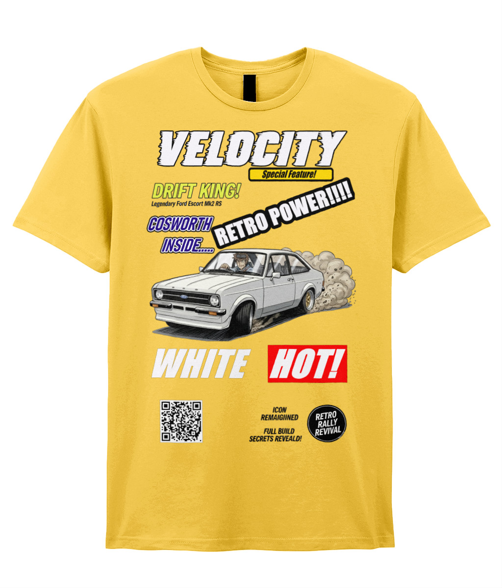 Classic Ford Escort RS Mk2 T-Shirt manga magazine style Holiday Gift s-4XL gallery