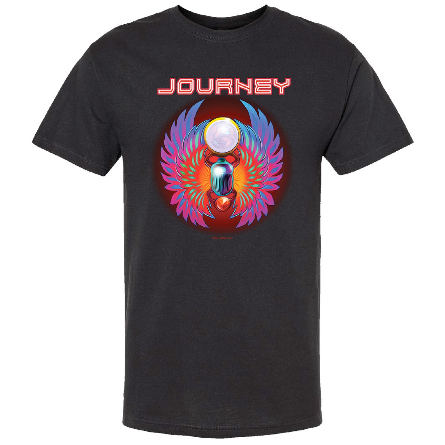 Men's Journey Scarab & Wings T-shirt X-Large Black gallery
