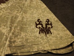 3XL Request Lightweight Textured Felt Skull Graphic Affliction Style T Shirt