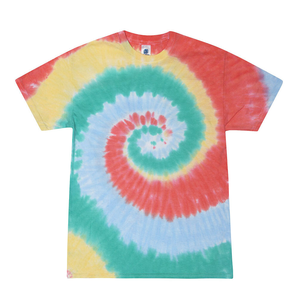 Tie Dye T-Shirts Multi-Color Adult Size 2XL XXL Cotton Colortone gallery