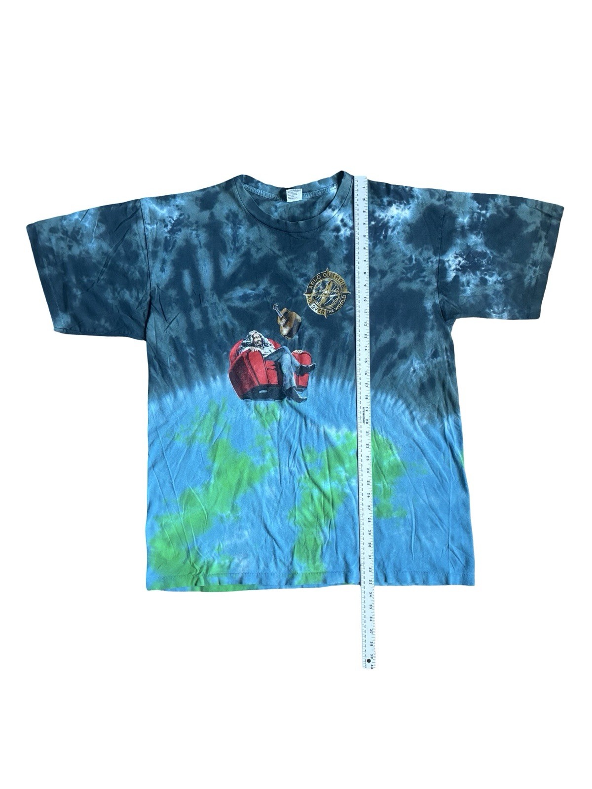 Vintage 90s Arlo Guthrie All Over The World Tour Single Stitch T-Shirt Size XXL gallery