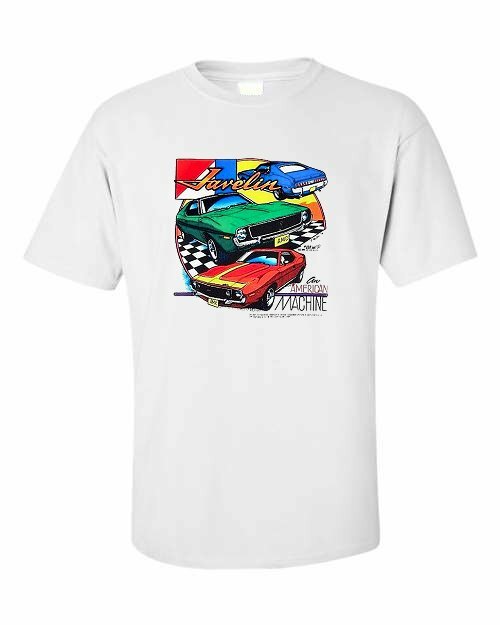 1971-1974 American Motors Javelin Muscle Car T-shirt SINGLE OR DOUBLE Print 89