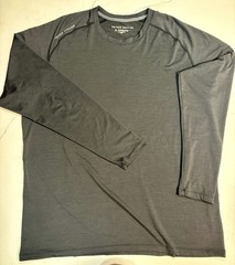 Peter Millar Performance Aurora Long Sleeve Base Layer Mens XL Black Stretch