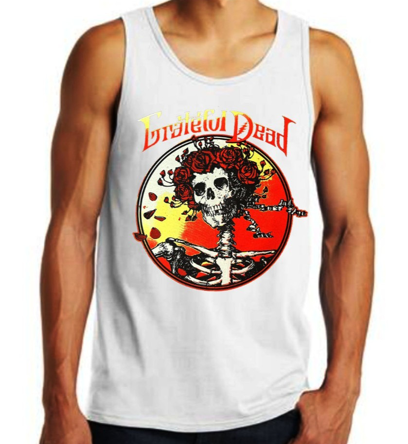 Grateful Dead Rock Band Men's Tank Top (Multiple Colors) gallery