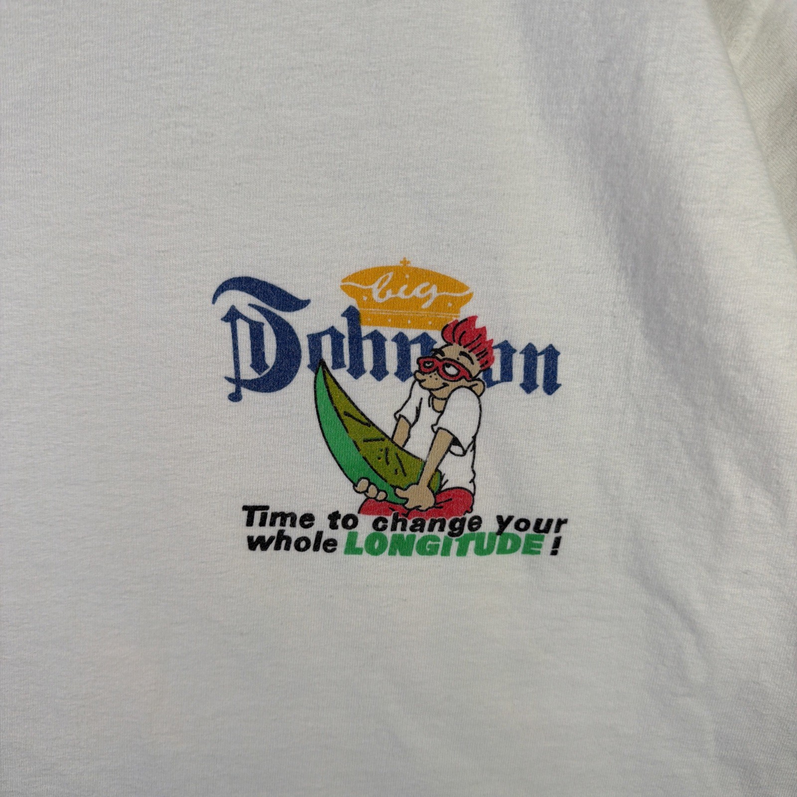 Vintage Big Johnson Shirt Mens Large White 90s Corona Beer Mexico Funny Quote gallery