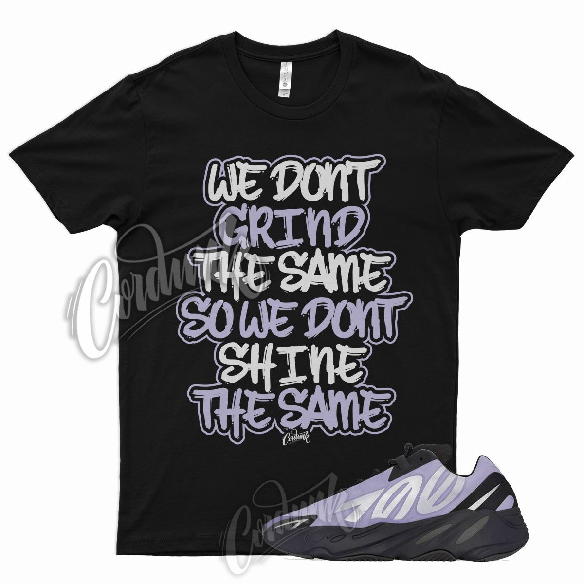 GRIND T Shirt for Y 700 MNVN Geode Lilac Pale Purple Silver Atomic Cardi B 1