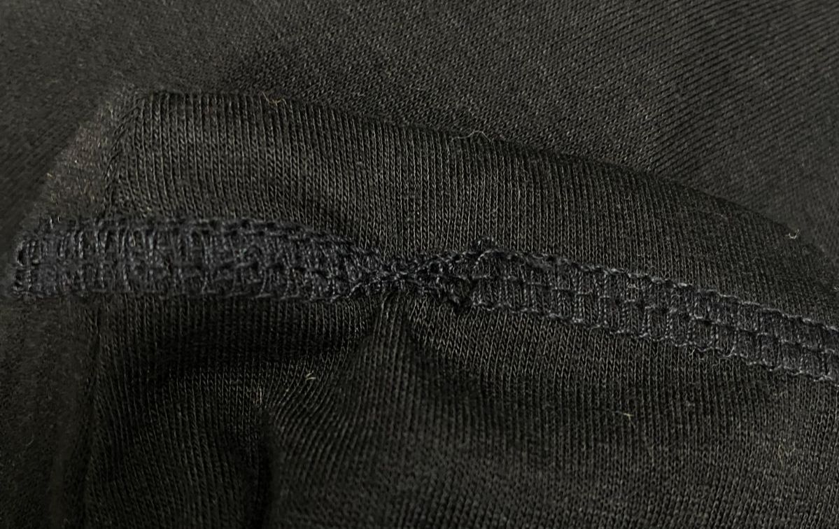 Perry Ellis Men's Black Long-Sleeve Stretch Crewneck Shirt Top Size L gallery