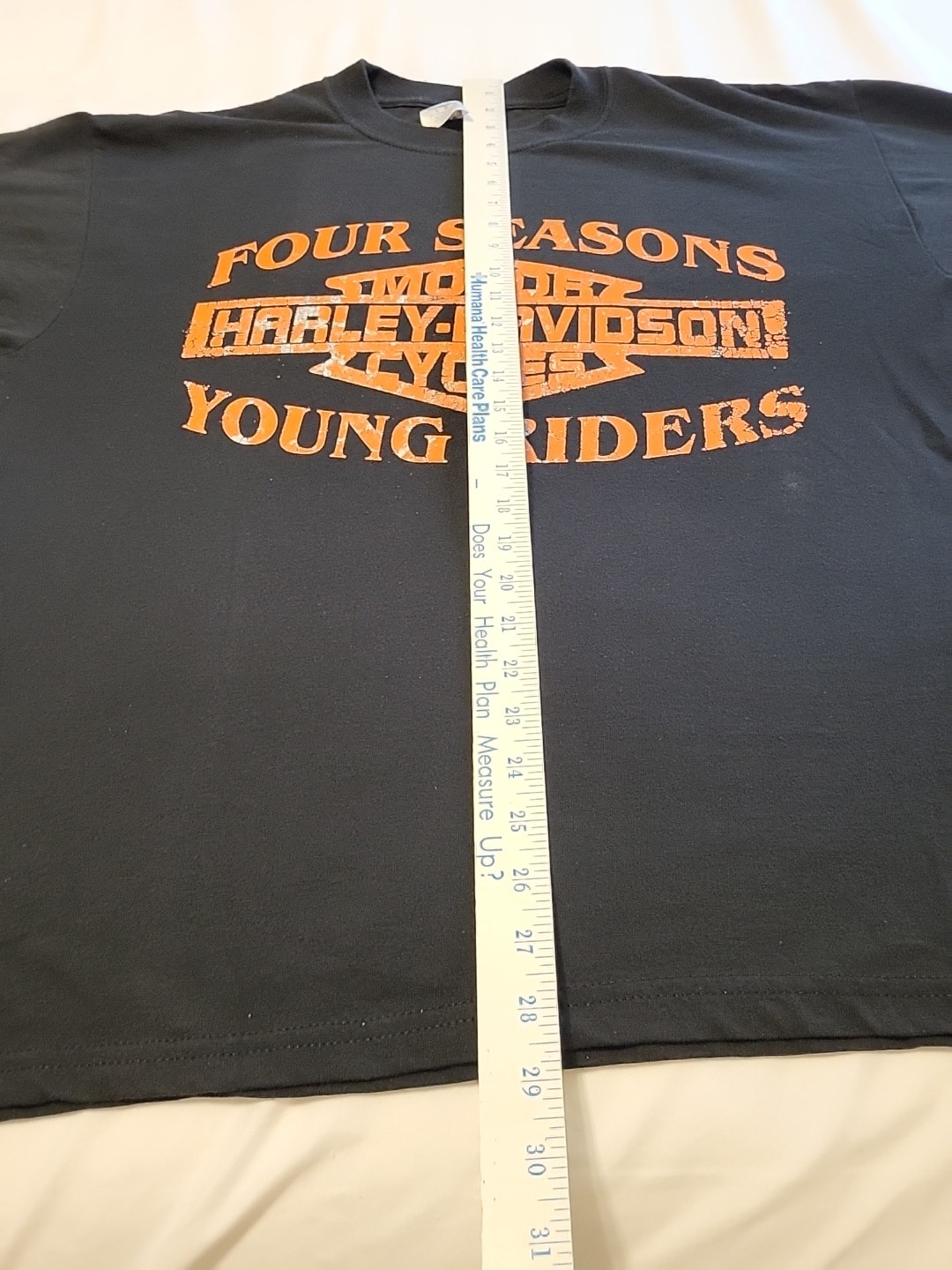 Harley Davidson Tee Shirt Men's Size L Four Seasons Young Riders gallery
