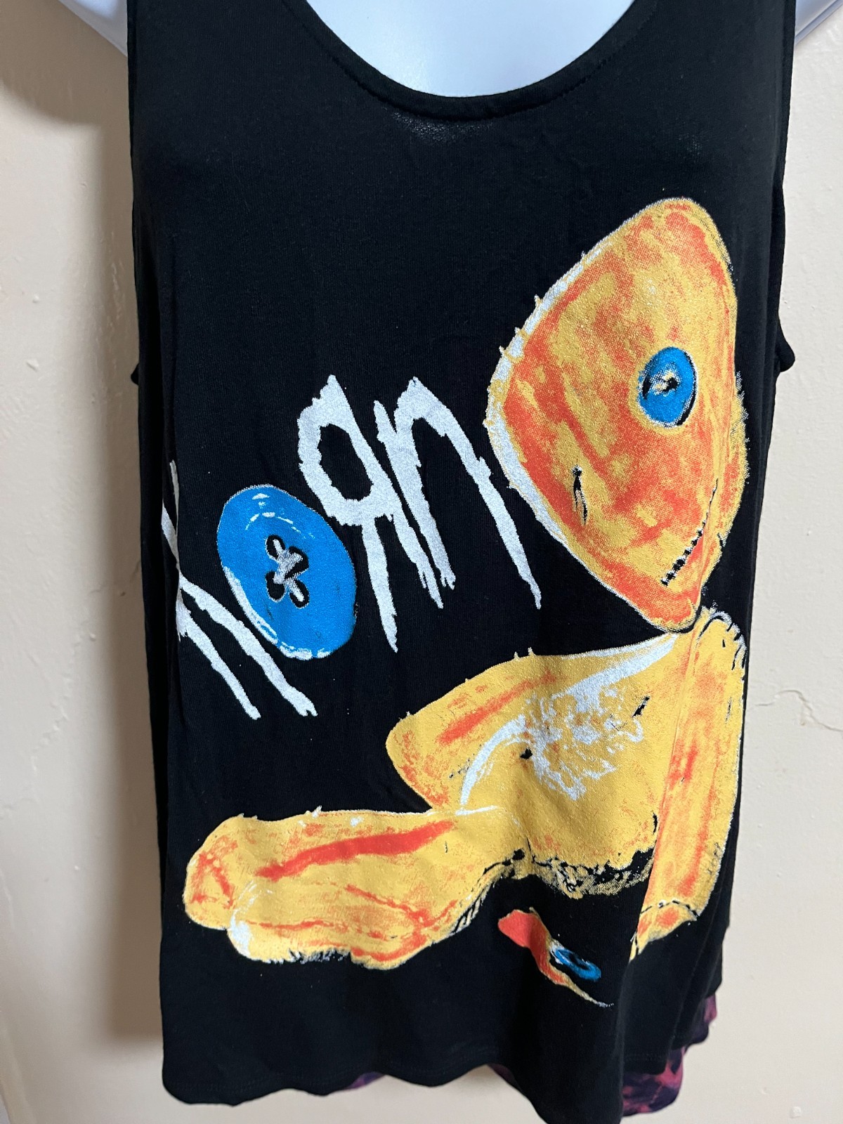 KORN TANK TOP A SIZE L Color BLACK gallery