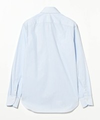 (ASK availability First) BEAMS Borriello Microstripe wide collar shirt New
