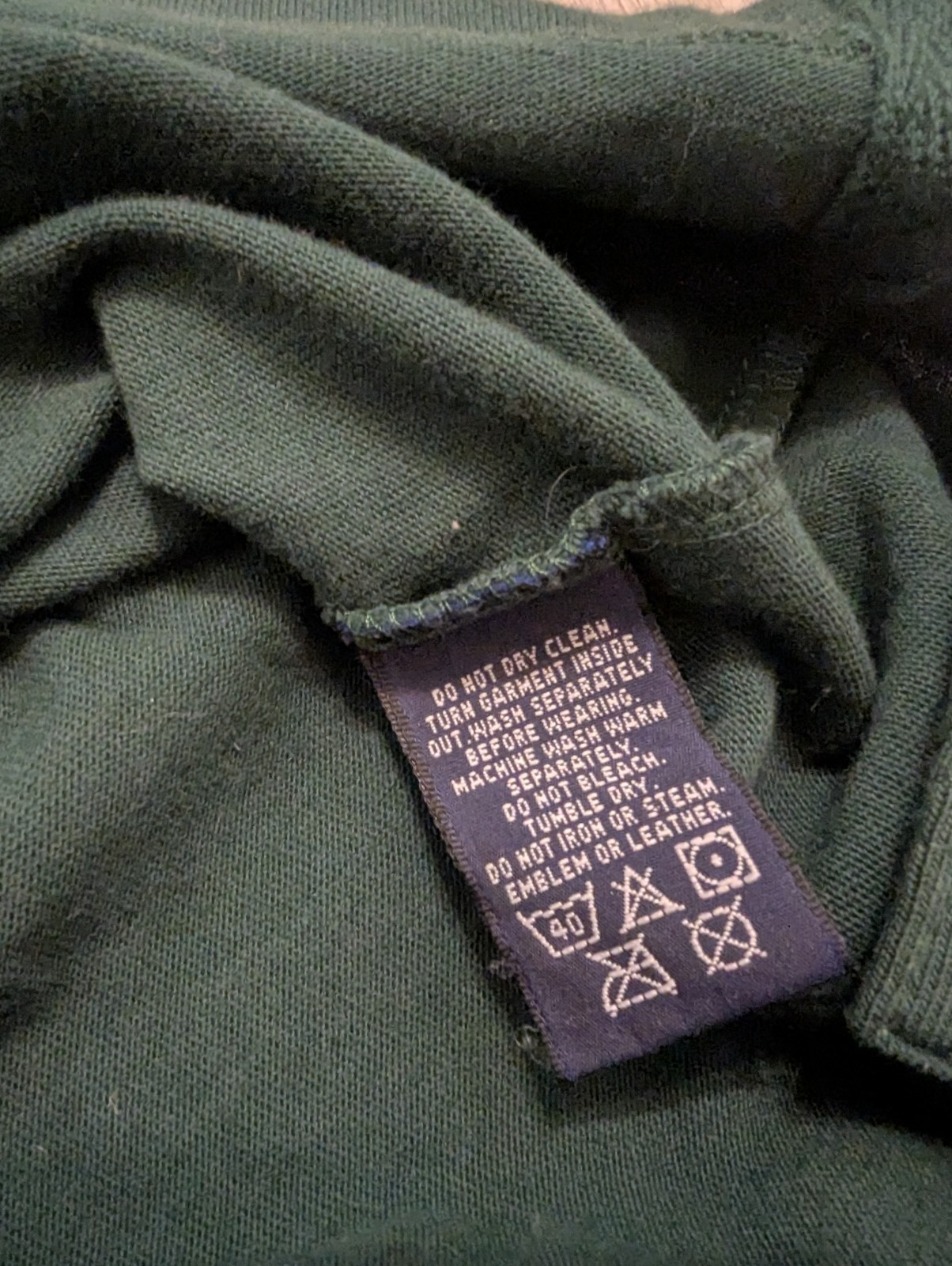 Eddie Bauer EBTEK Vintage Y2K Men's L Green/White Colorblock V-Neck Logo T-Shirt gallery