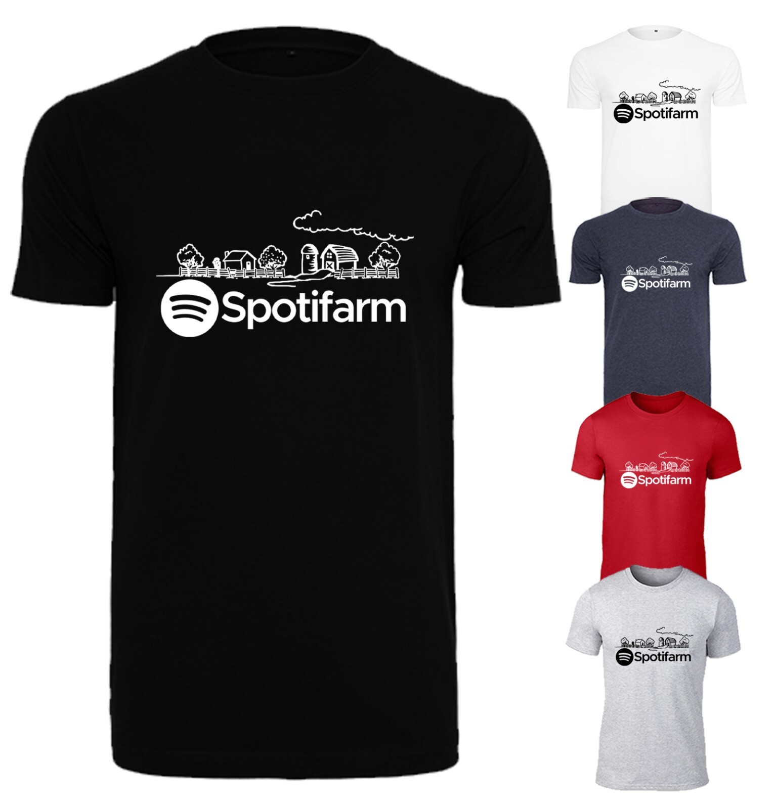 Spotifarm Unisex T Shirt - Novelty Farming Apparel Clothing Humour Gift Original gallery