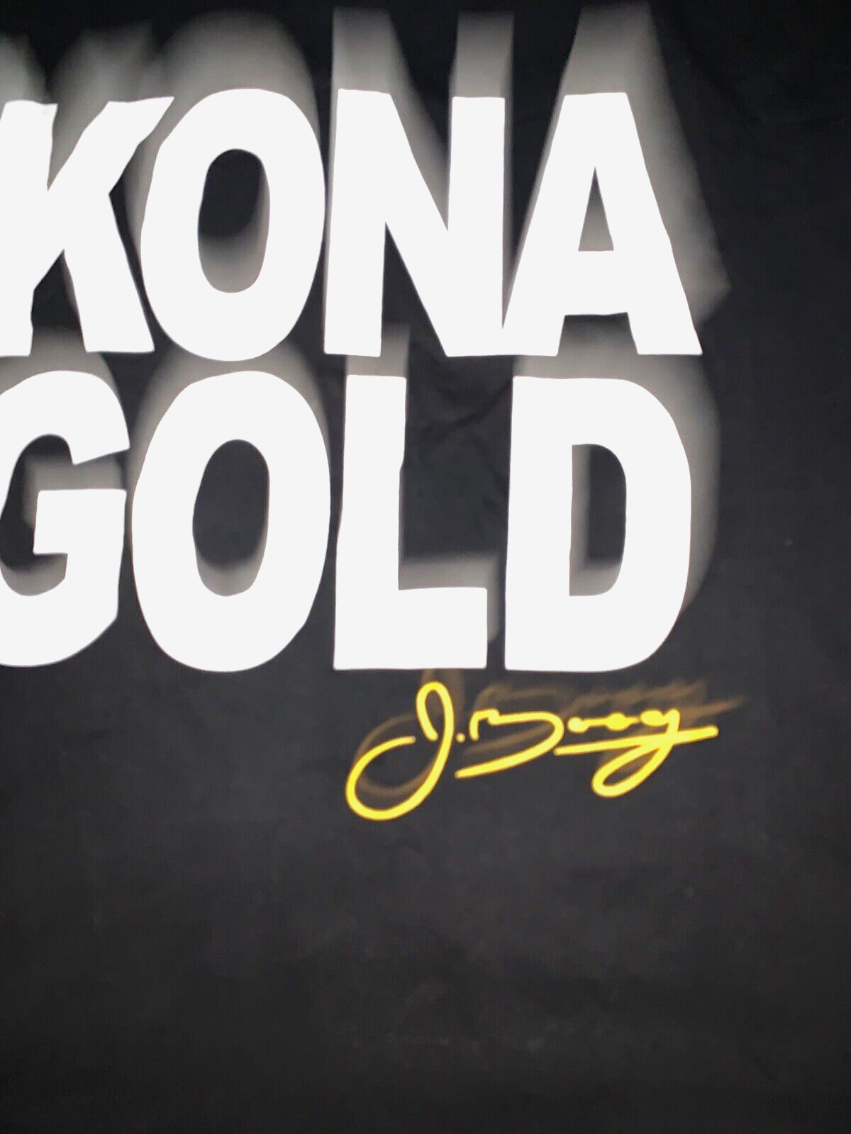 Pro Crux ss Tee, Black, Large. Vary Rare Kona Gold Pakaiolo 50. with J. Boog gallery