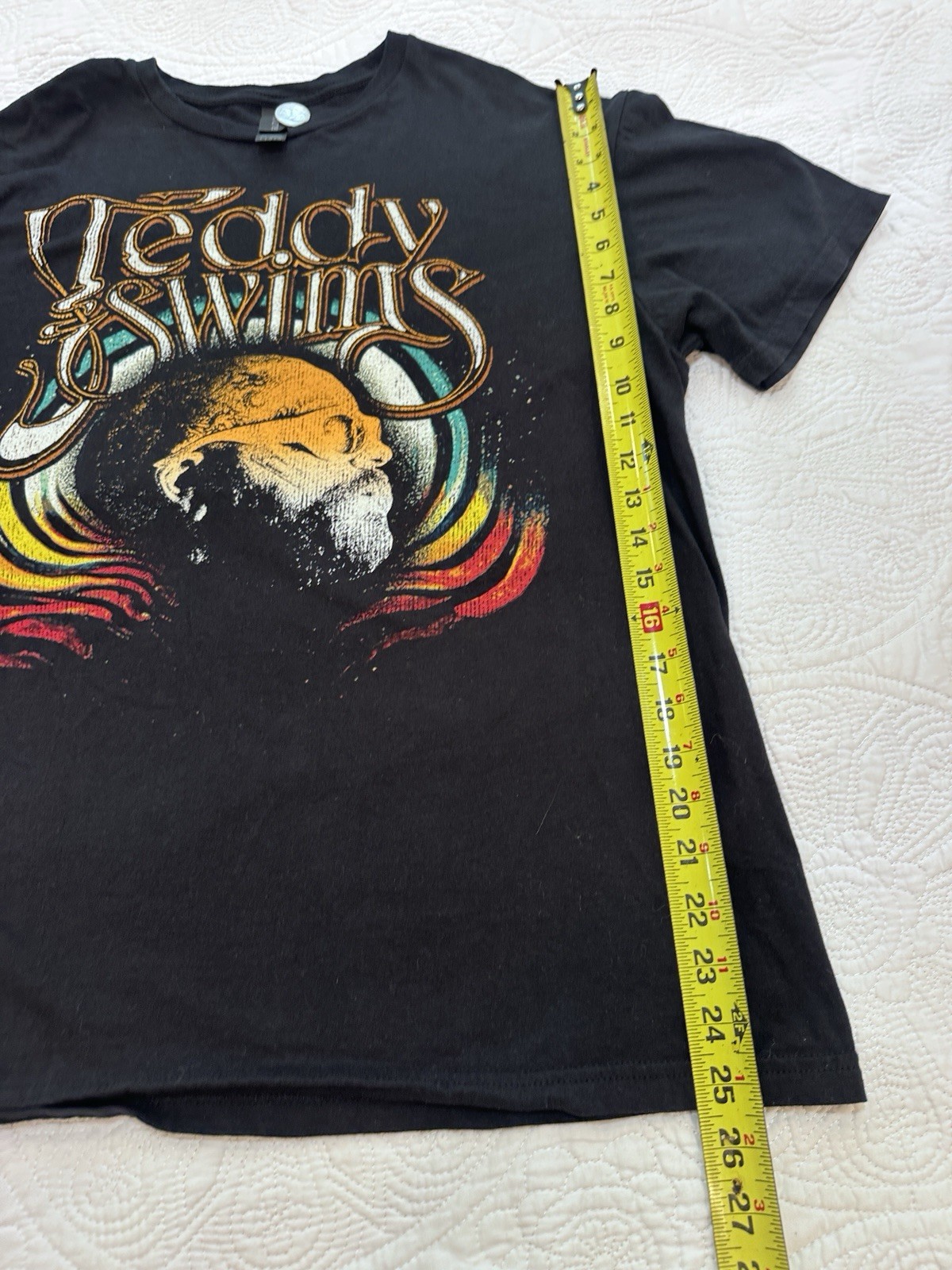 Teddy Swims Tour Gift Shirt For Fans Dbl Sided Epic Graphic Men’s L Blk EUC gallery
