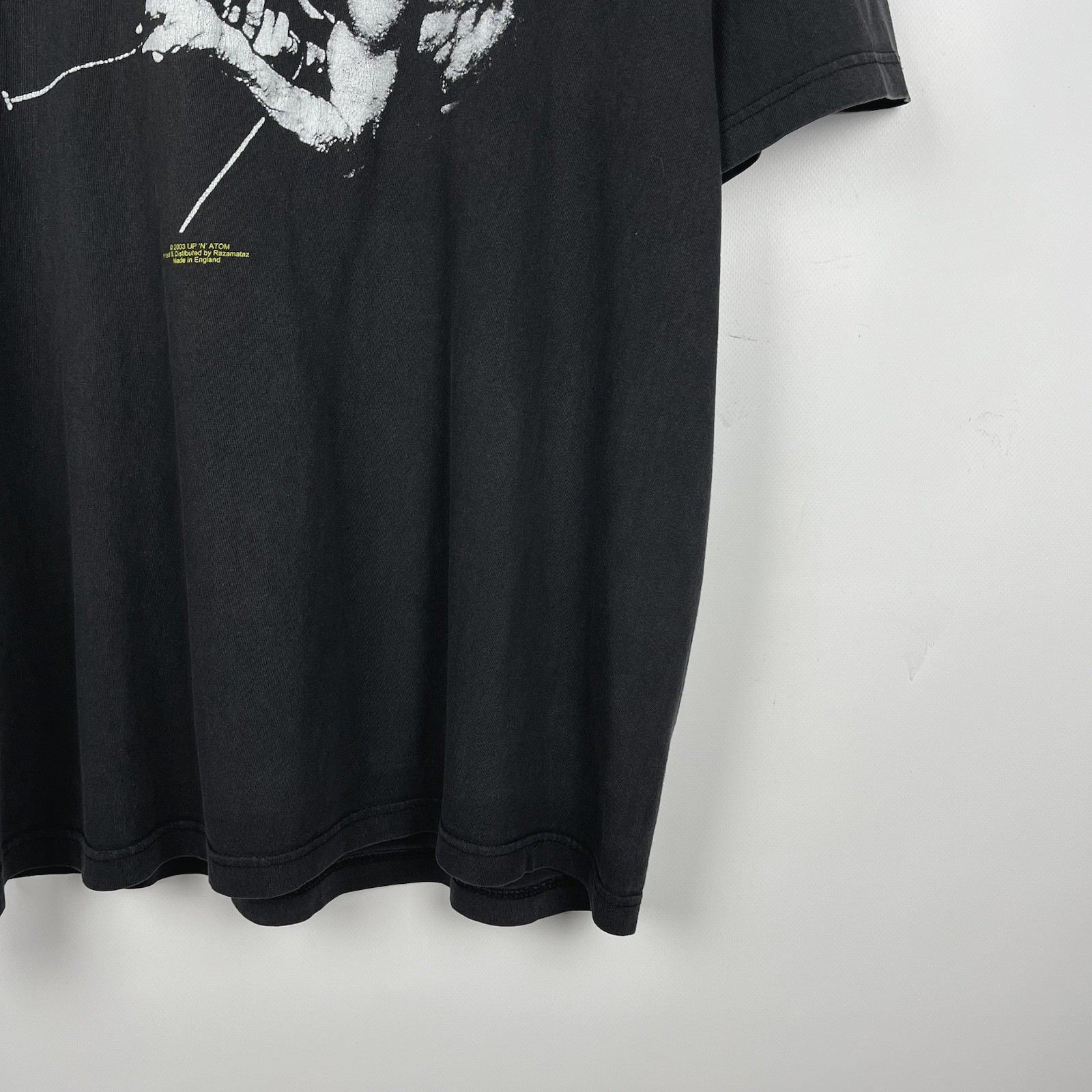 Vintage Sham 69 Punk Rock Band Short Sleeve T Shirt 2003 Size XL Faded Black 00s gallery