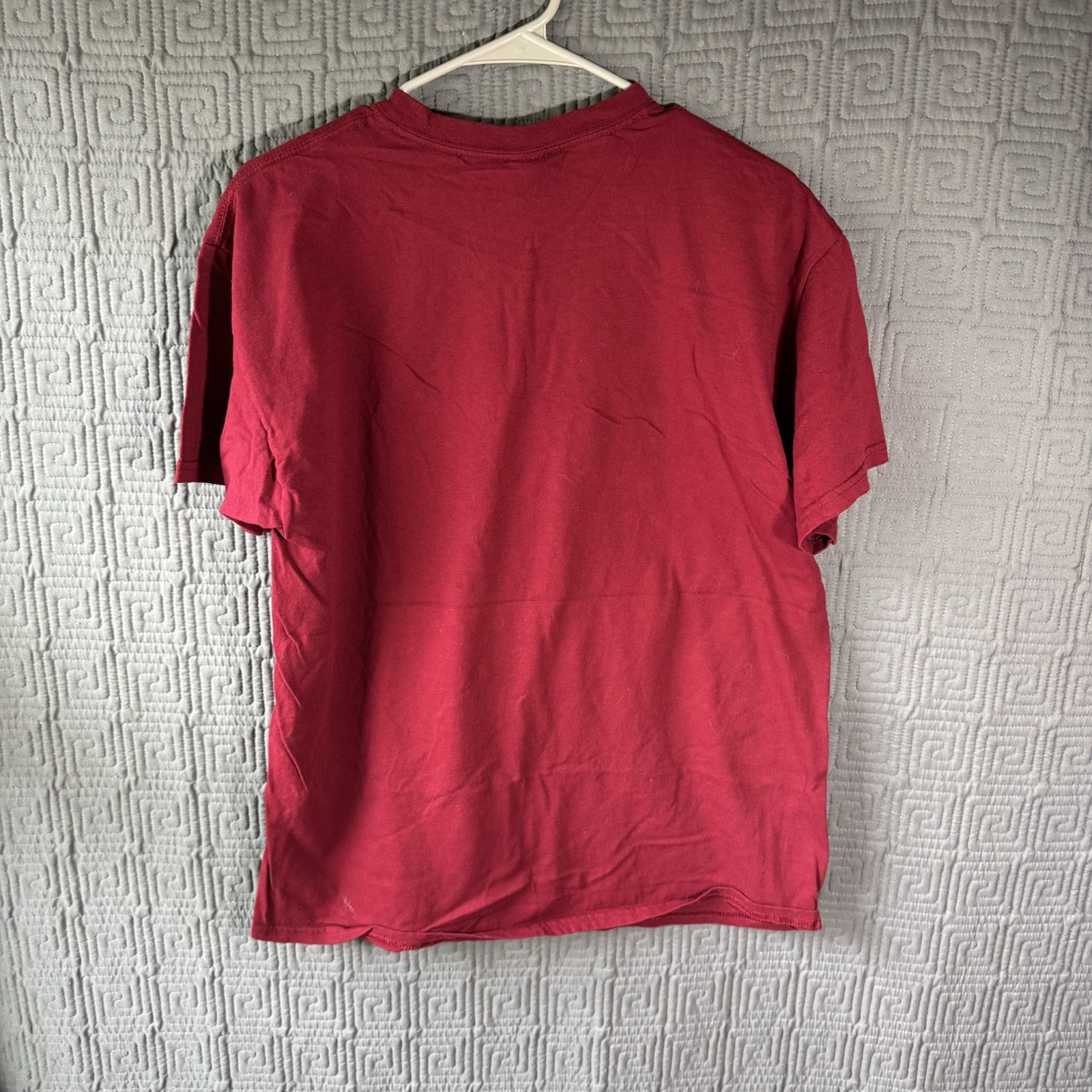 Gildan Heavy Cotton T-Shirt Mens Large Maroon Preston Playz 100% Cotton gallery