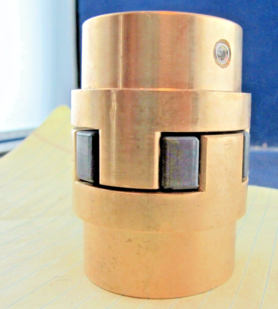 NAVY MARINE Bronze Shaft Jaw Coupler L100 Lovejoy #41130 Drill To Size [A6B5]
