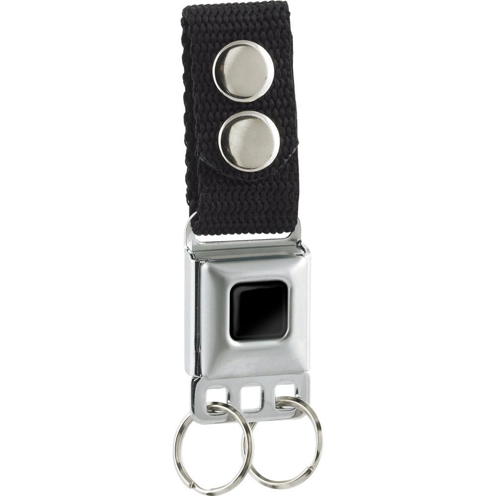 Keychain, Seatbelt Buckle Keychain, Black