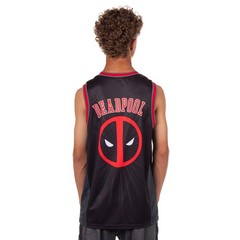 Marvel Deadpool Basketball Jersey Men’s Dead Baller Athletic Gym Tank Top