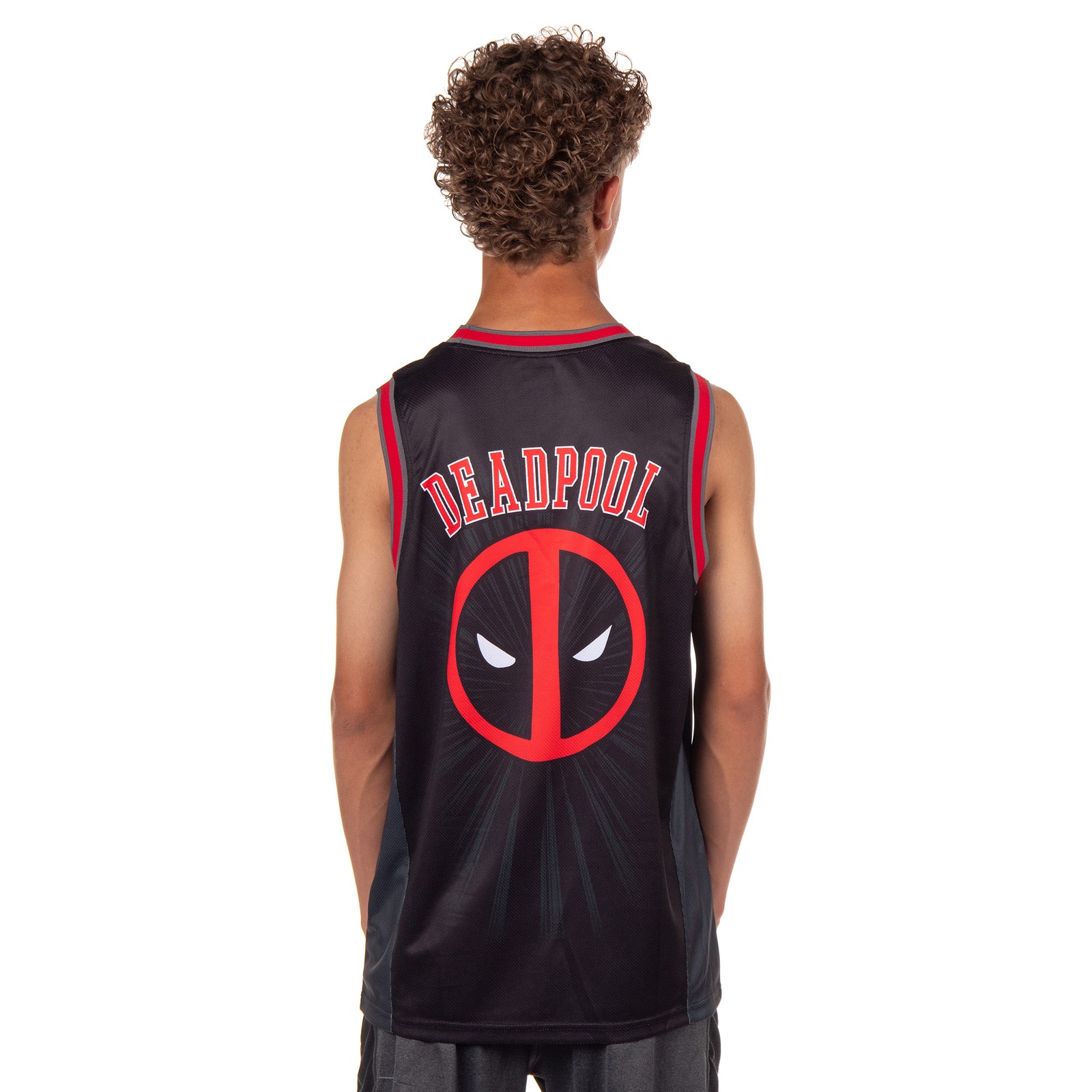 Marvel Deadpool Basketball Jersey Men's Dead Baller Athletic Gym Tank Top gallery