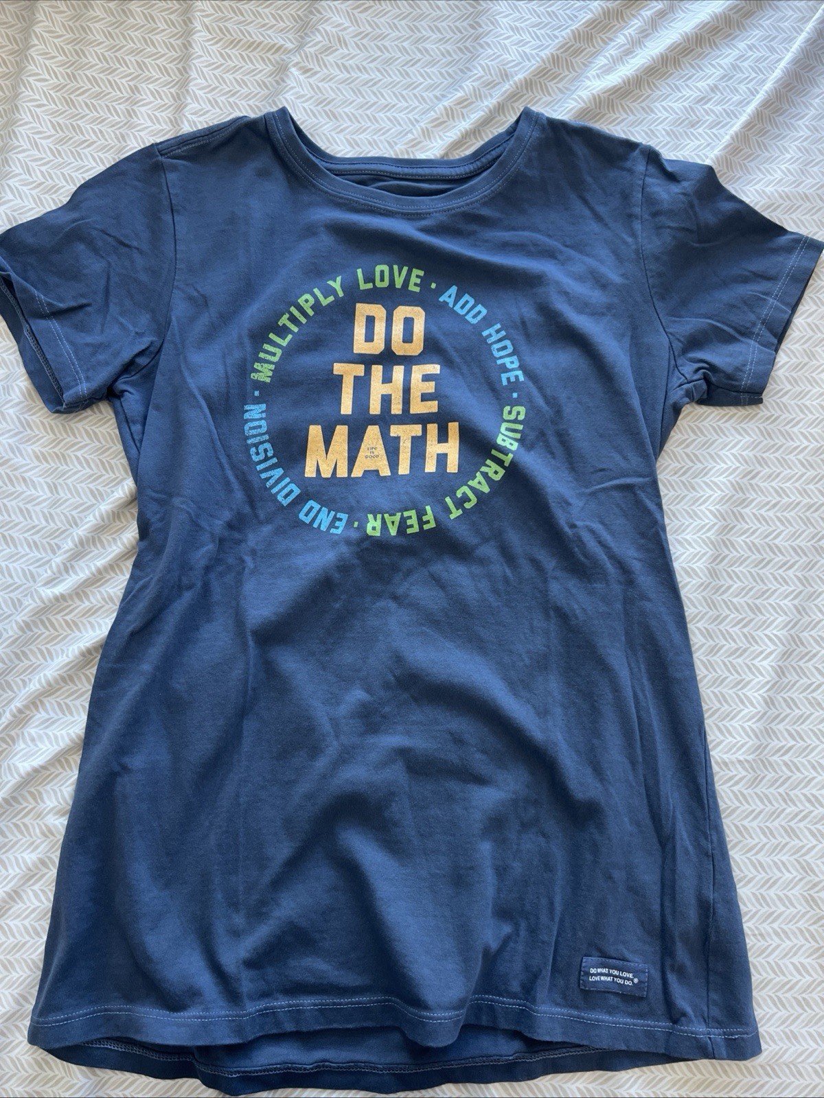 Life Is Good Do The Math Woman’s XS Tshirt gallery