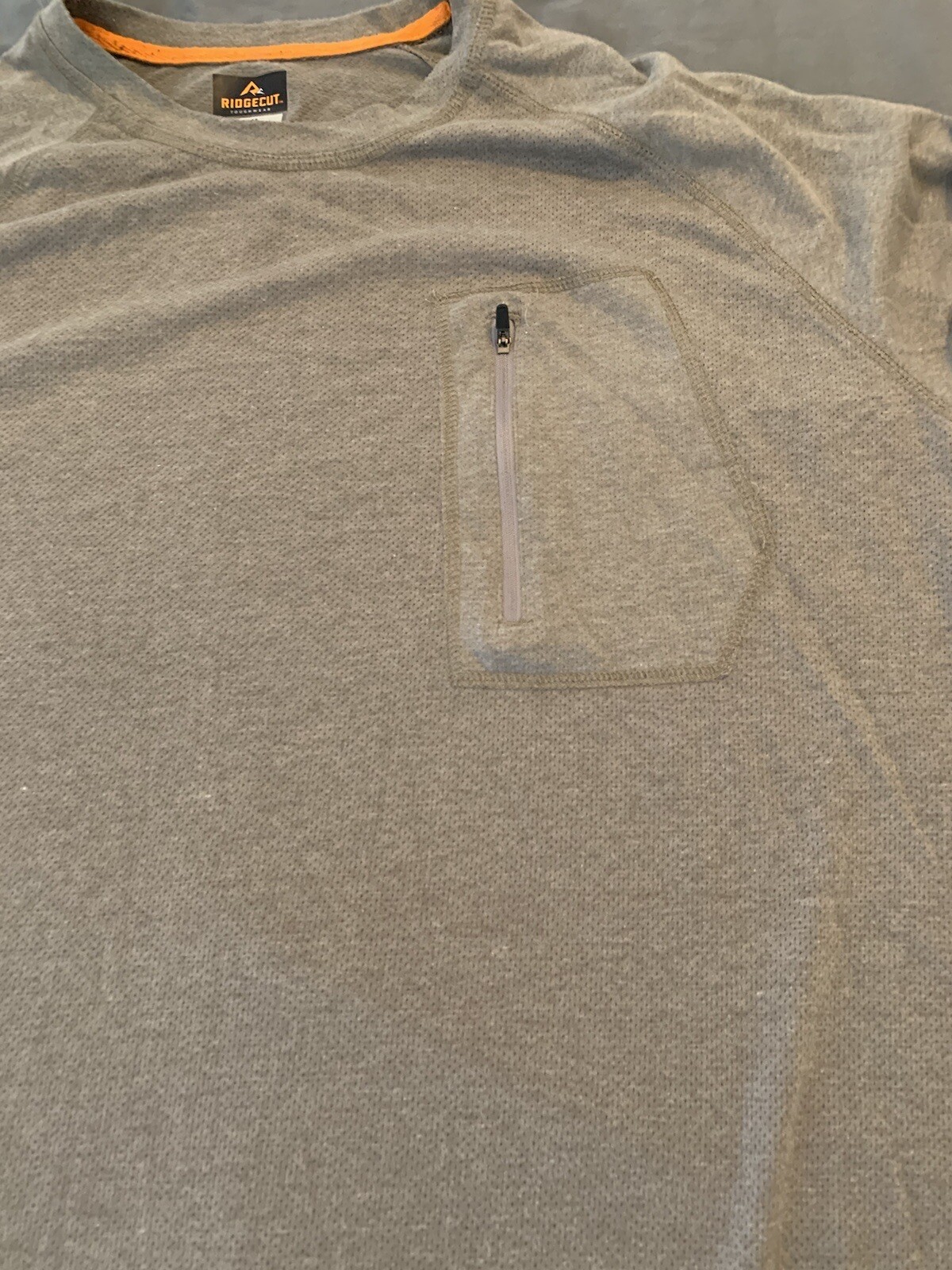RIDGECUT TOUGHWEAR 2X-LARGE MEN'S LONG SLEEVE THERMAL GRAY POCKET gallery