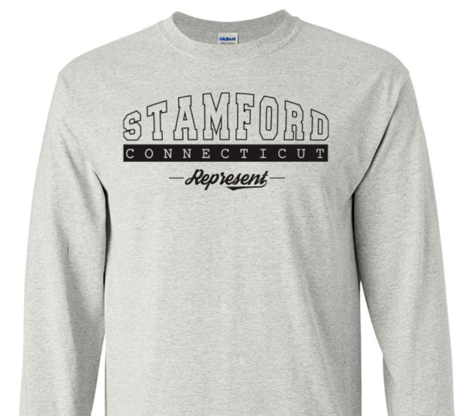 Stamford Connecticut State T-Shirt Long Sleeve Graphic Tees Unisex Apparel Text gallery