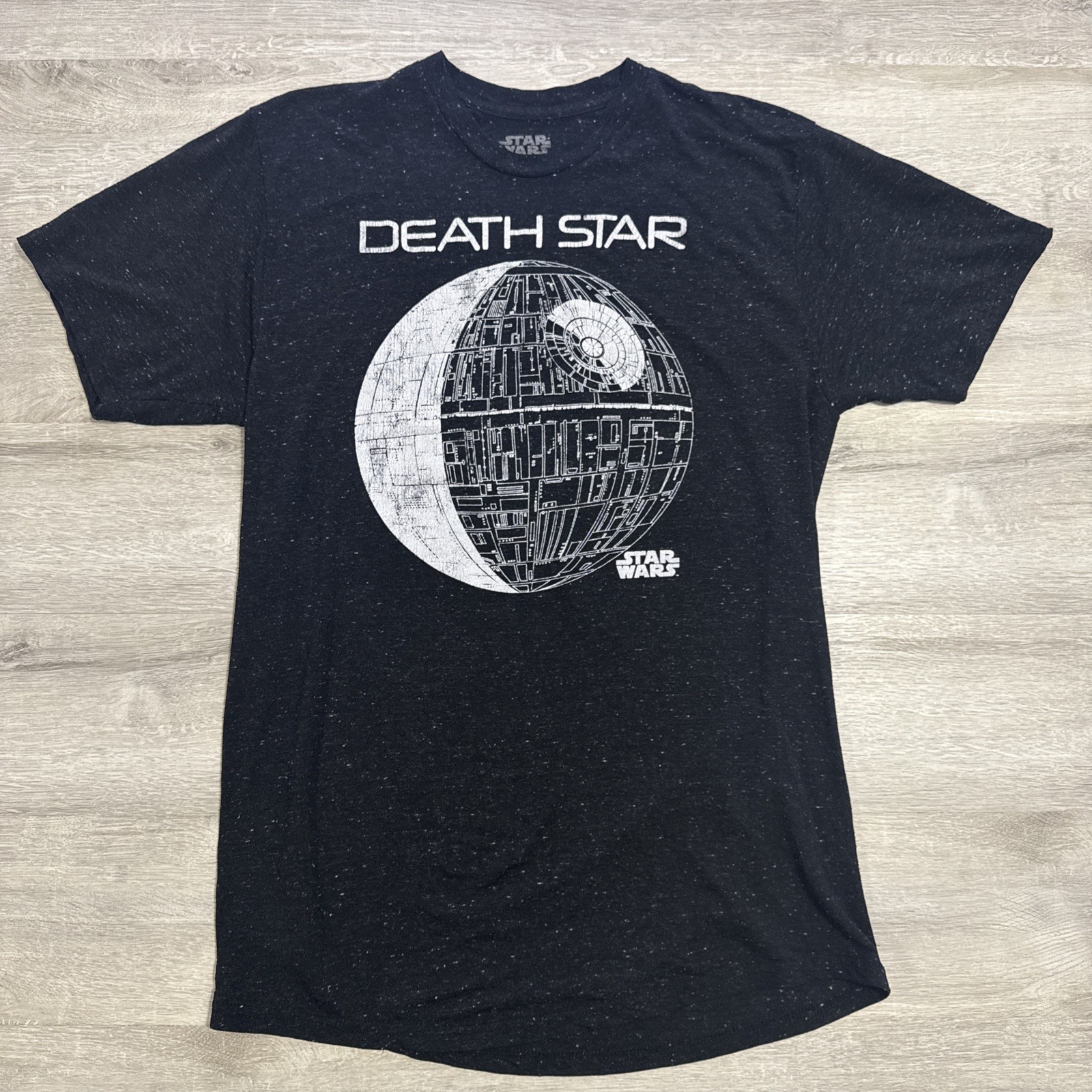 Star Wars Death Star Shirt Men’s Black Space Graphic Tee Size Large gallery