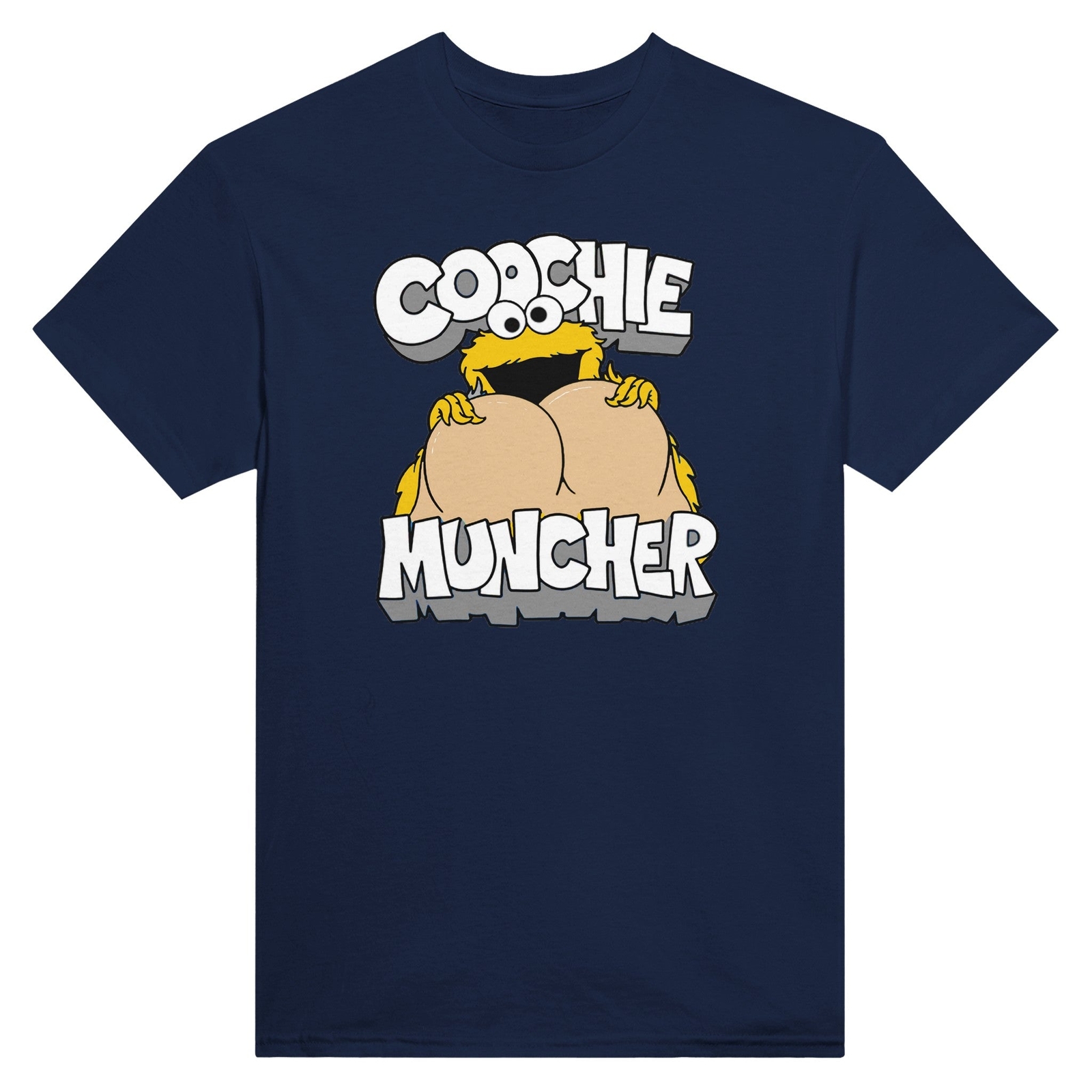 Coochie Muncher Heavyweight Cotton T-Shirt with Double-Needle Stitching