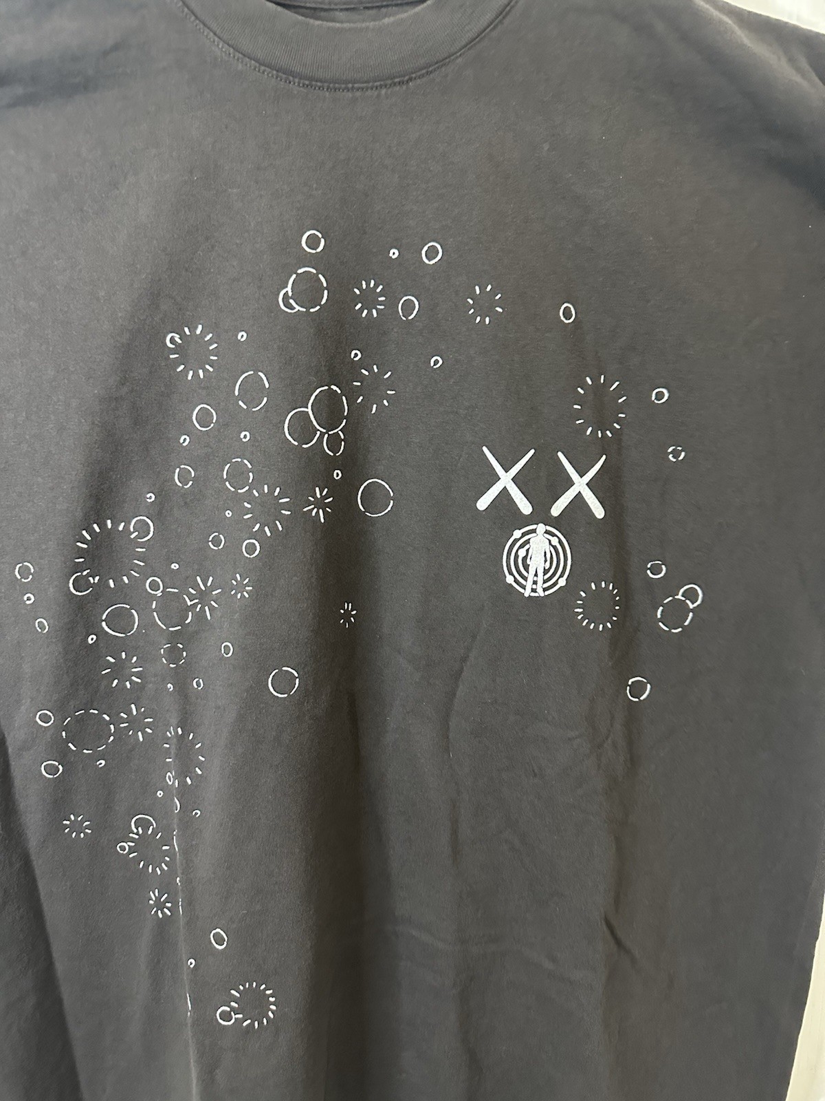 KAWS x Kid Cudi Moon Man Glow In The Dark Shirt Size XL NEW, NEVER WORN gallery