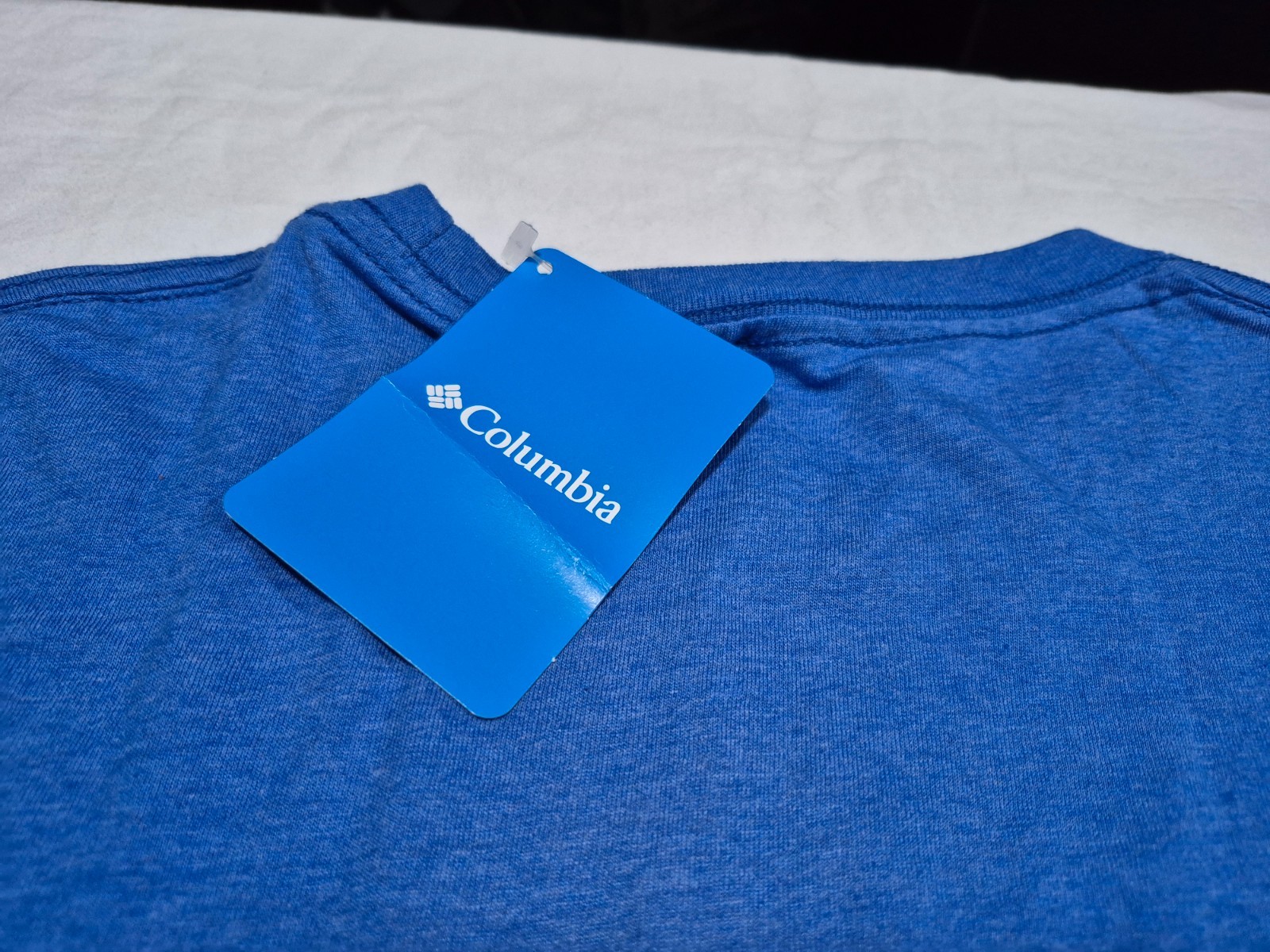 Columbia Men's Outdoor/Sports Blue Graphic Training Athletic Gym SZ Large gallery