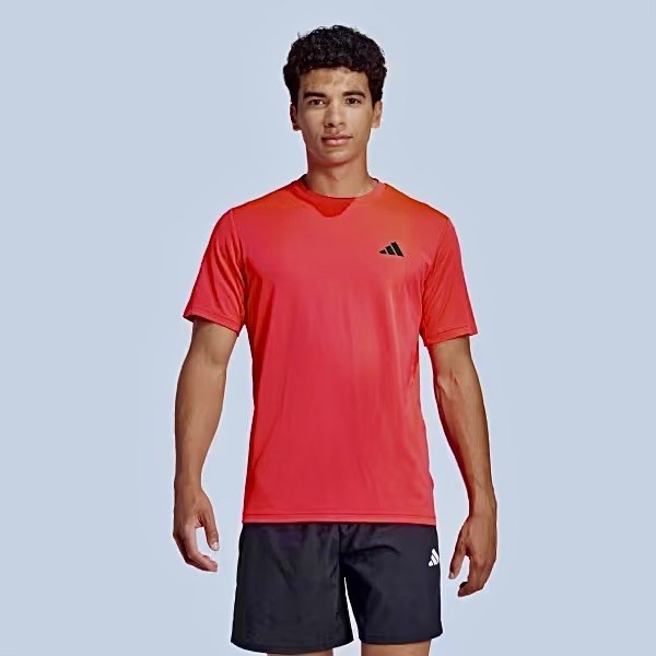 NEW Mens $25 ADIDAS Train Essentials Feelready Training Tee JC5194 Pure Ruby XXL gallery