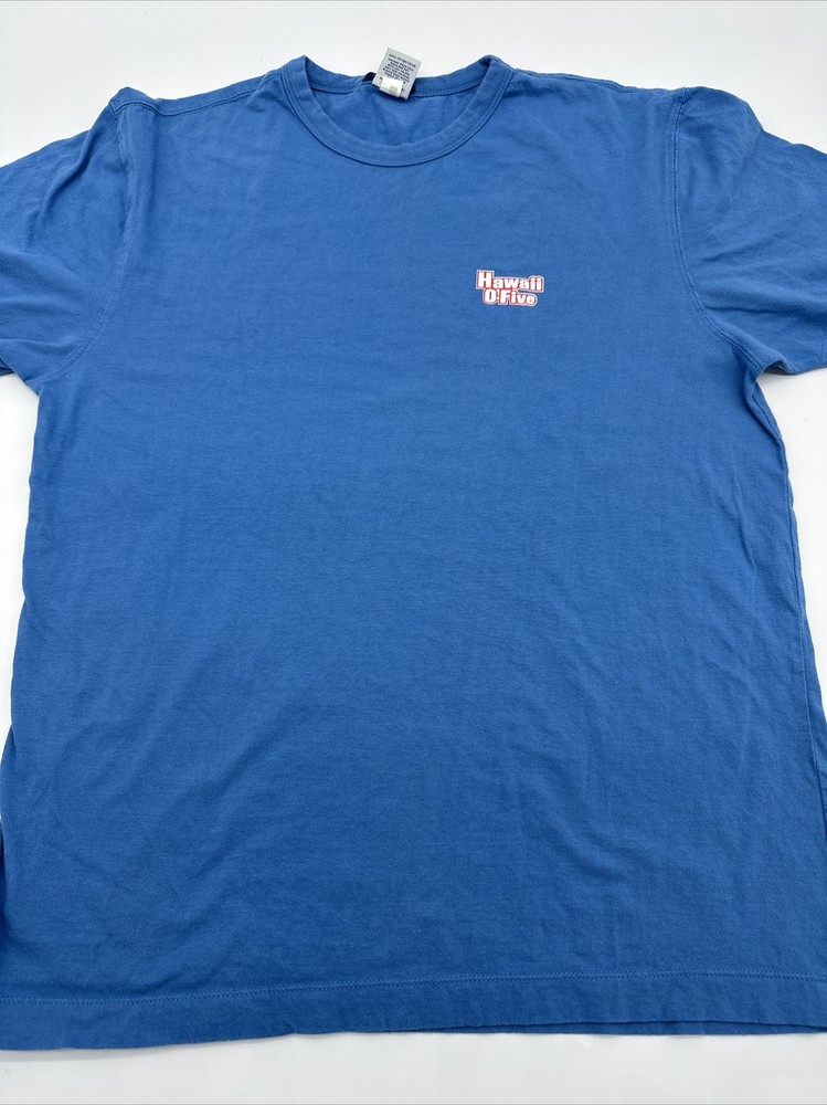 Hawaii O-Five T-Shirt Men Medium Logo Blue Old Navy…#5863