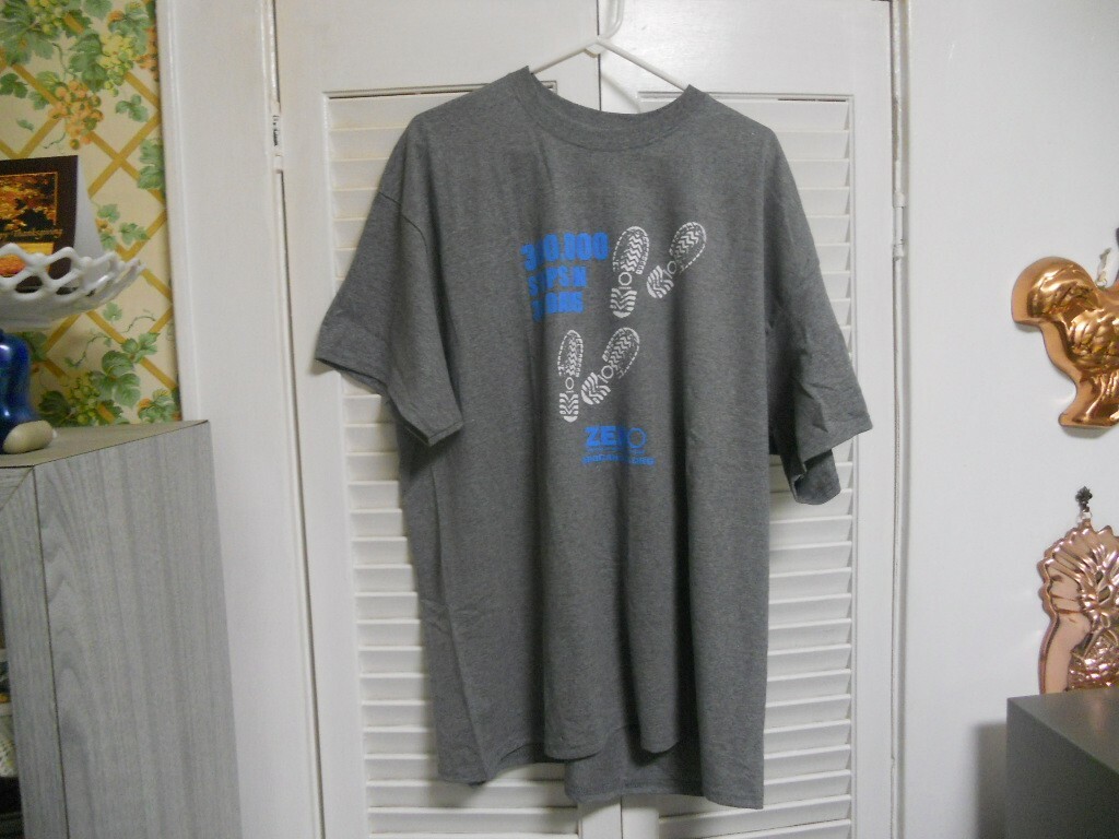 300,000 STEPS IN 30 DAYS T SHIRT SIZE 2XL GREY ZEROCANCER.ORG gallery
