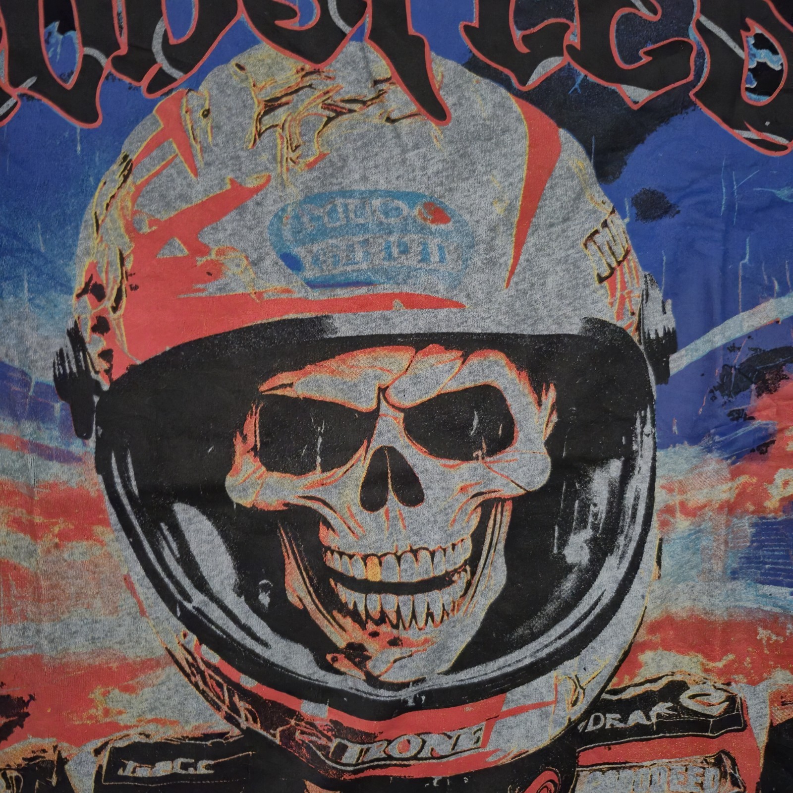 Godspeed New York Racing Skull Graphic Tee Faded Black Mens Large NWT Shirt gallery