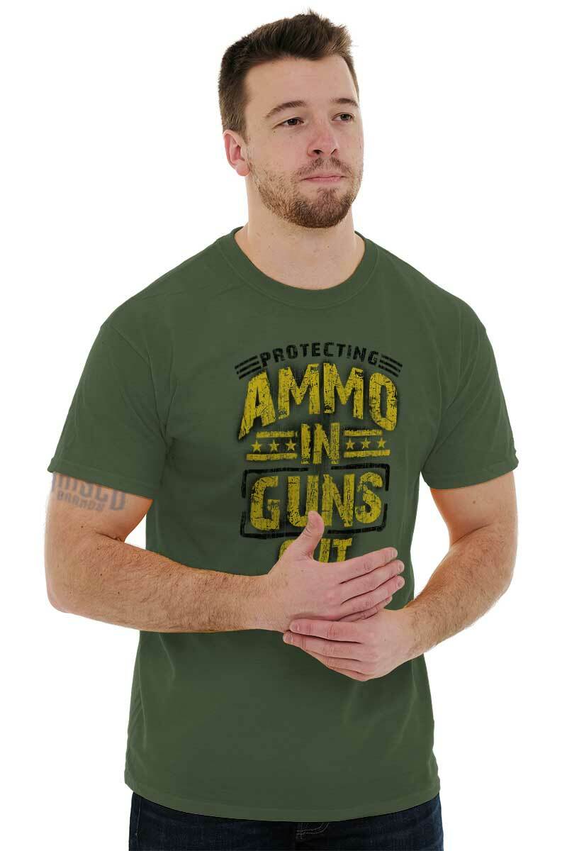 Protect 2nd Amendment Gun Rights Pro 2A Gift Womens or Mens Crewneck T Shirt Tee gallery