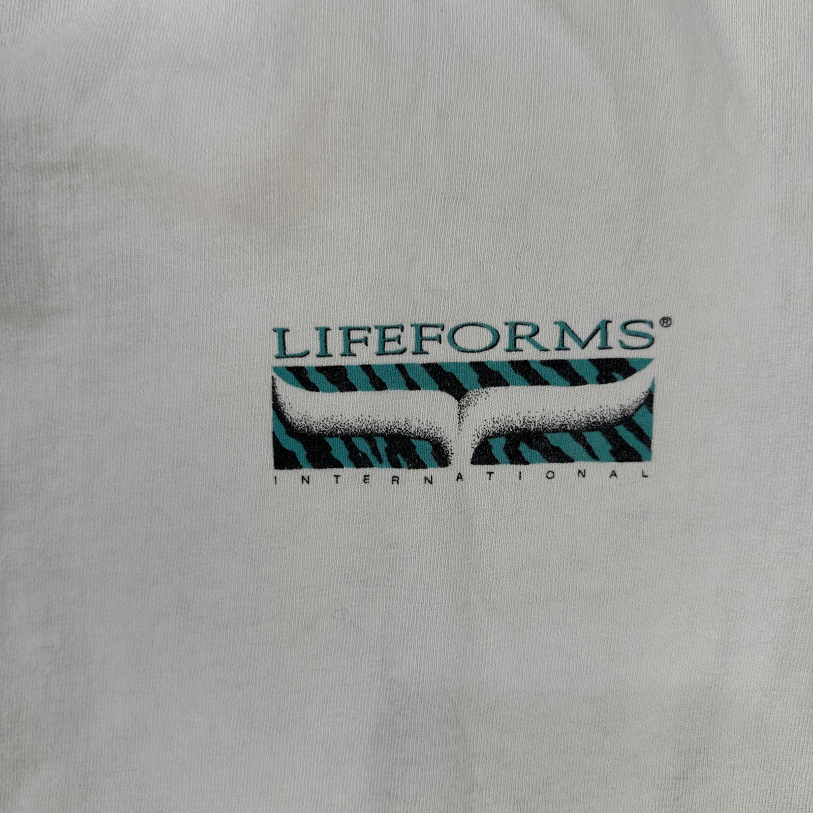 Vintage Oneita Lifeforms Tree Frog Shirt Mens Medium White Rainforest 1990s gallery